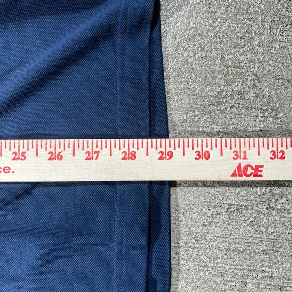 Y2K Oakley Golf Polo Shirt XL Navy Teal - Picture 7 of 7